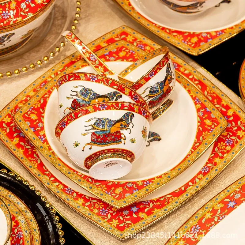 Bone China Dinnerware Set tableware view 2