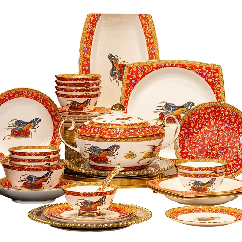 본차이나 높은 굽 볼 tableware view 5
