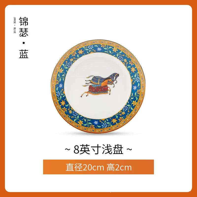Tigela de pé alto de porcelana de osso tableware view 11