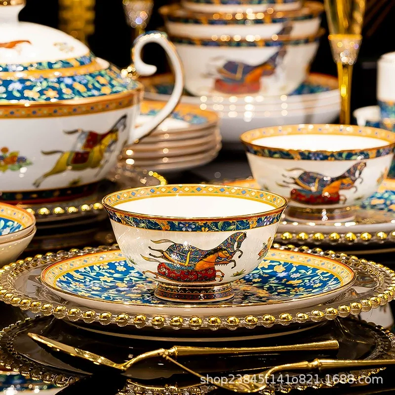 Bone China Dinnerware Set tableware view 4