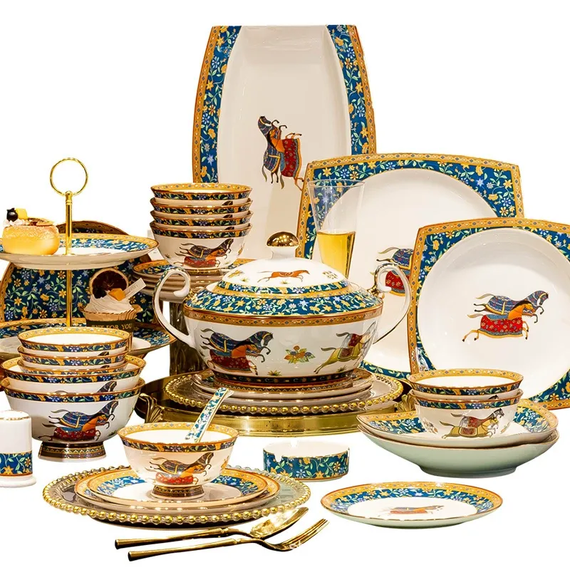 Bone China Dinnerware Set tableware view 5