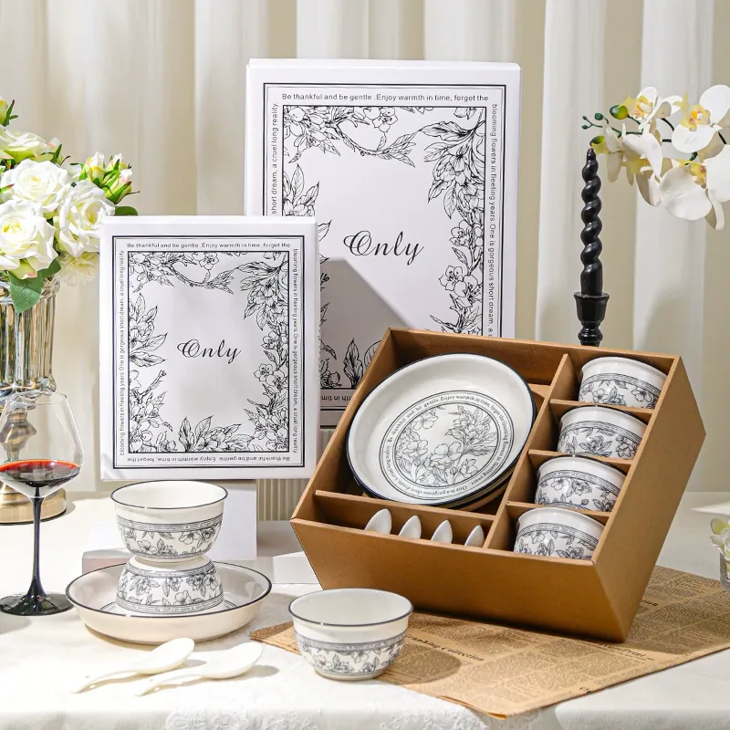 Set de vajilla de cerámica tableware view 2