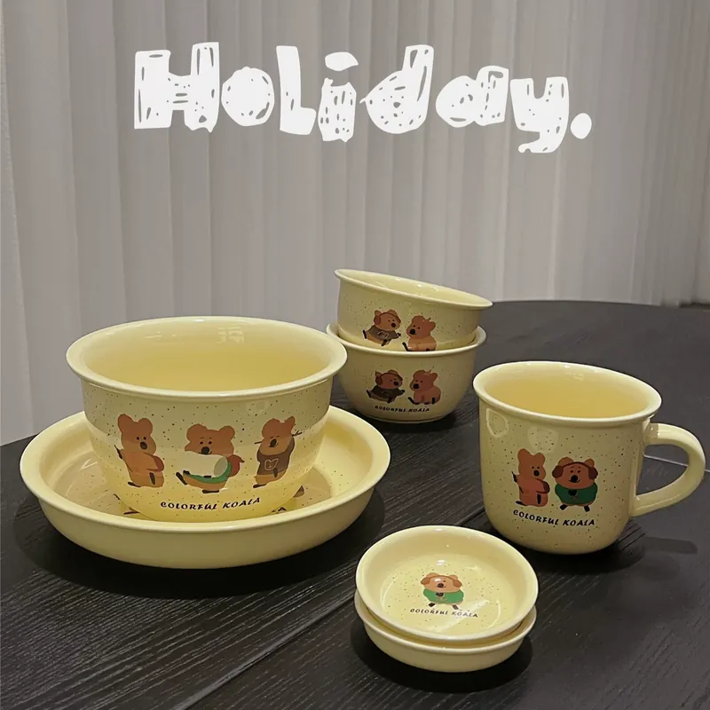 Service de table en porcelaine design crème tableware view 2