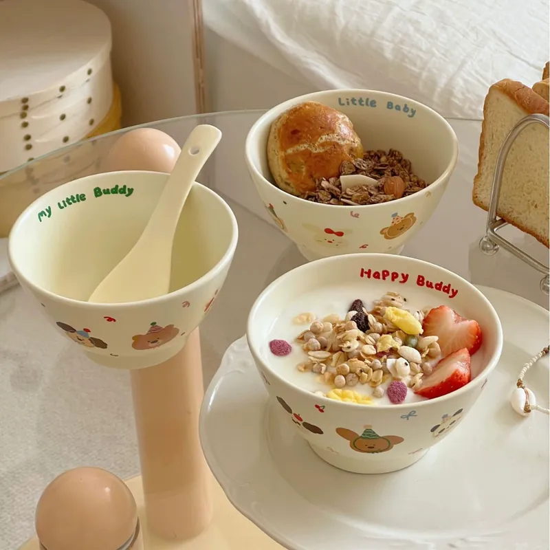 Cartoon Animal Bowl tableware view 2