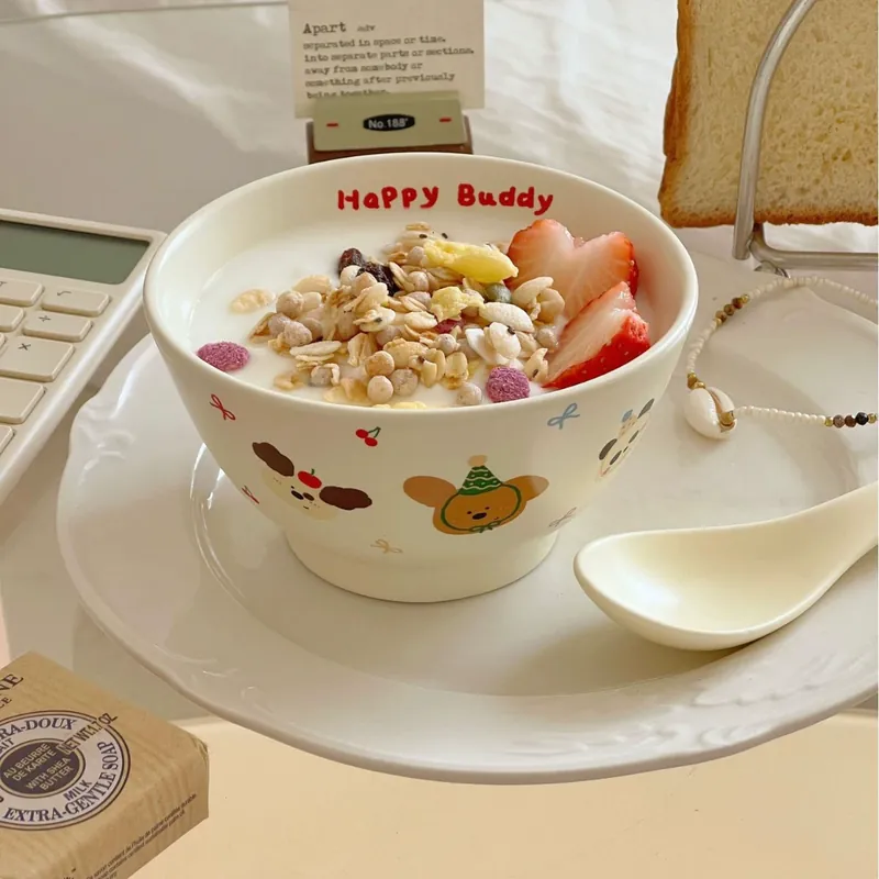 Cartoon Animal Bowl tableware view 3