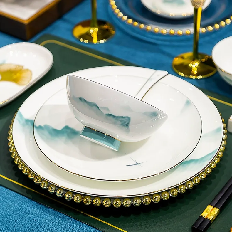 Bone China Dinnerware Set tableware view 3