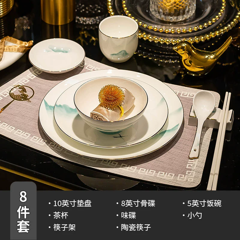 Bone China Dinnerware Set tableware view 8