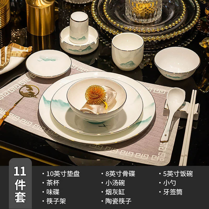Bone China Dinnerware Set tableware view 11