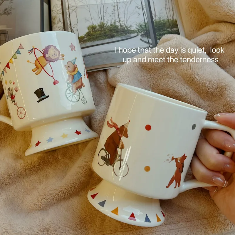 Ceramic Mug with Cute Design tableware view 2