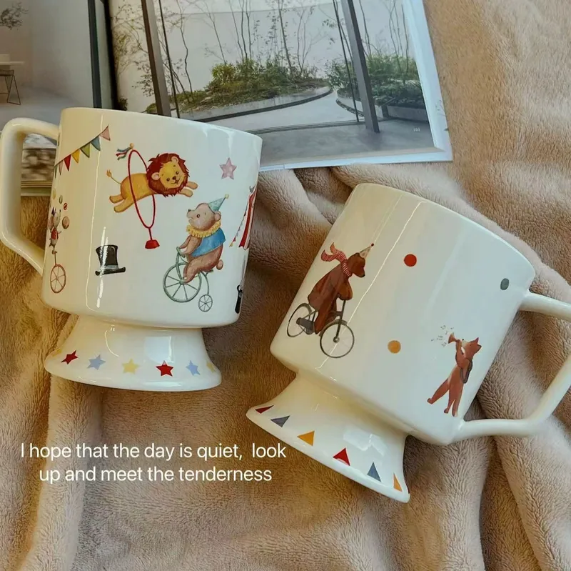 Ceramic Mug with Cute Design tableware view 3