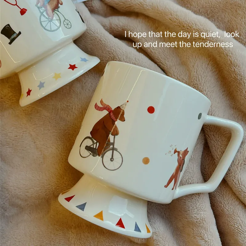 Ceramic Mug with Cute Design tableware view 4