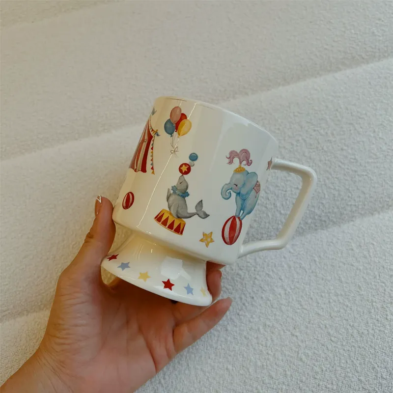 Ceramic Mug with Cute Design tableware view 7