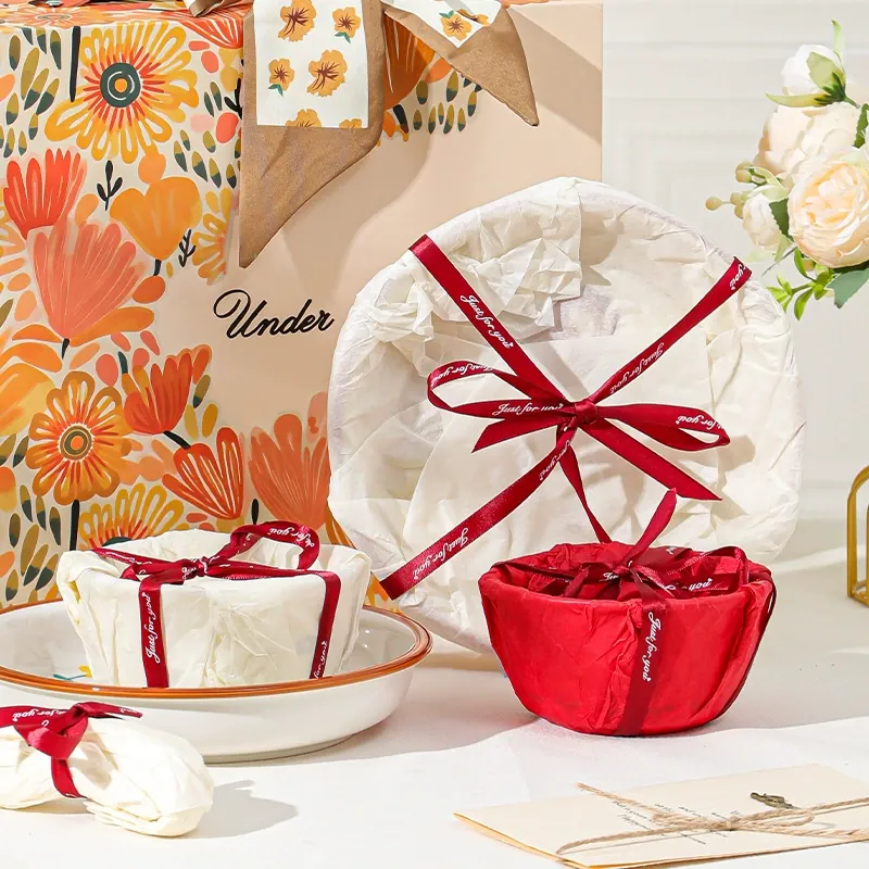 Service de vaisselle en céramique chrysanthème tableware view 4