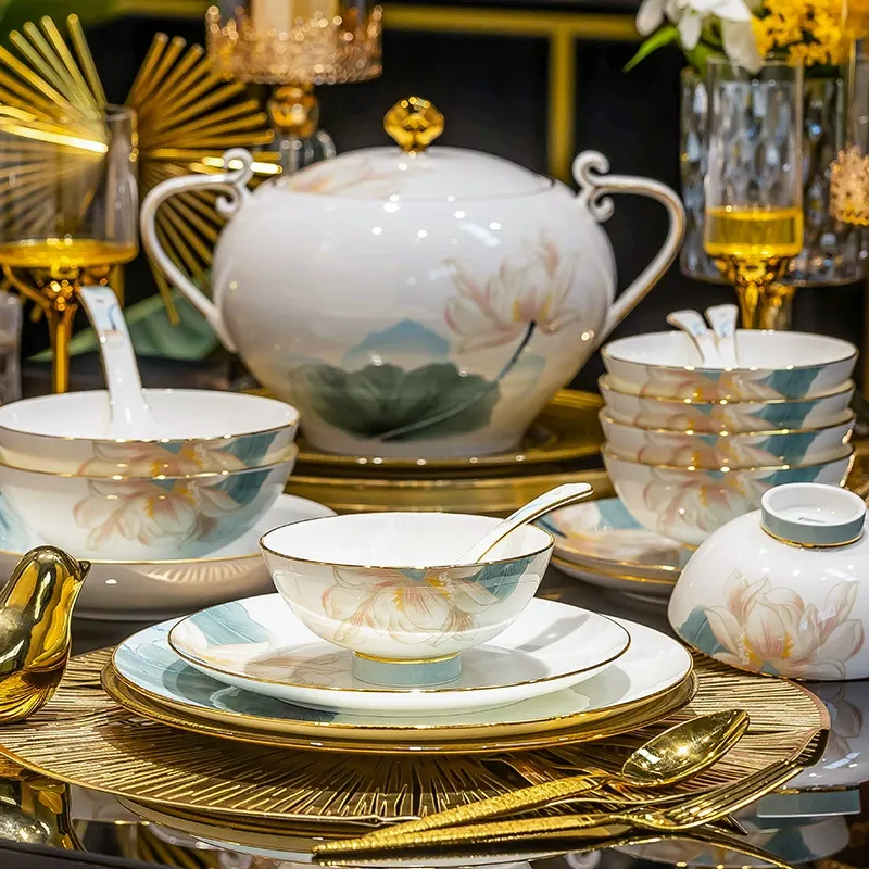 자기 높은 굽 볼 tableware view 3