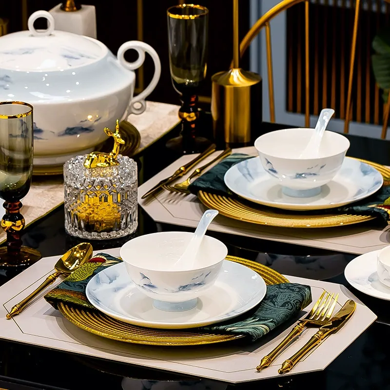 본차이나 높은 굽 볼 tableware view 3