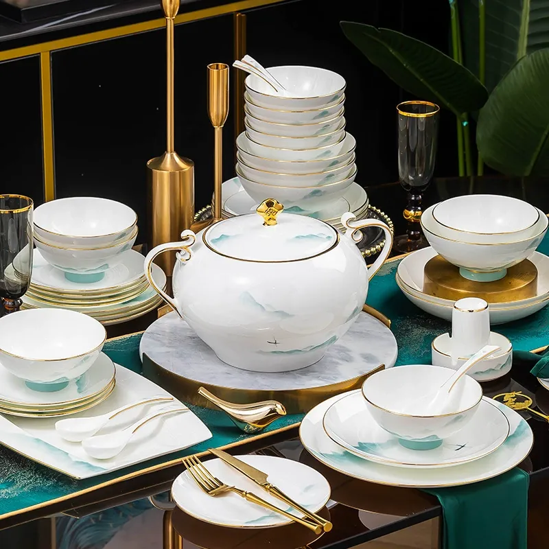 본차이나 높은 굽 볼 tableware view 4