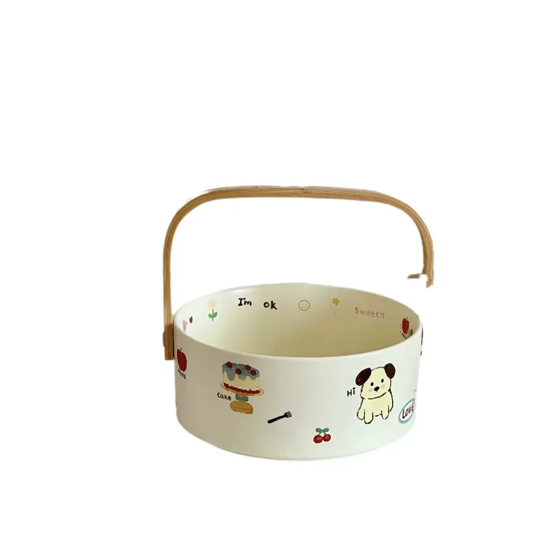 Panier à fruits cartoon tableware view 5