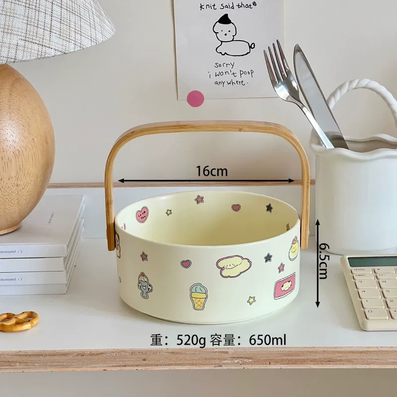 Panier à fruits cartoon tableware view 7