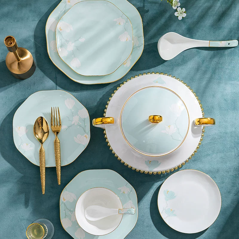 Bone China High-Footed Bowl tableware view 3