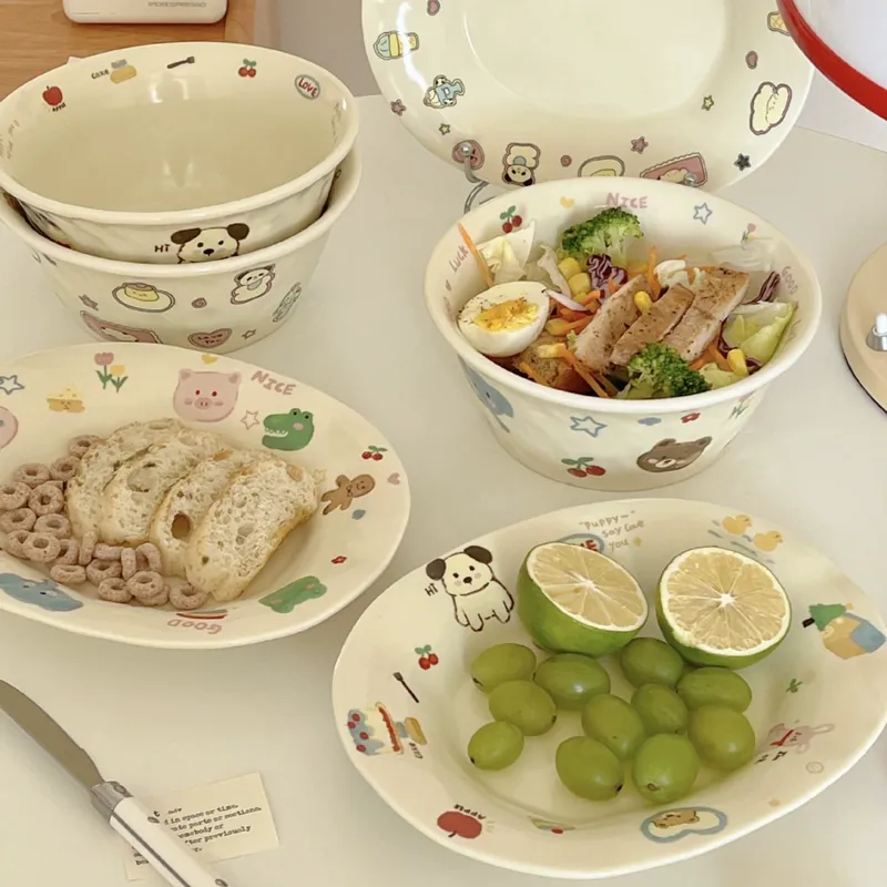 Cartoon Animal Bowl