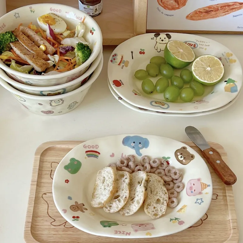 وعاء حيوان كرتوني tableware view 3