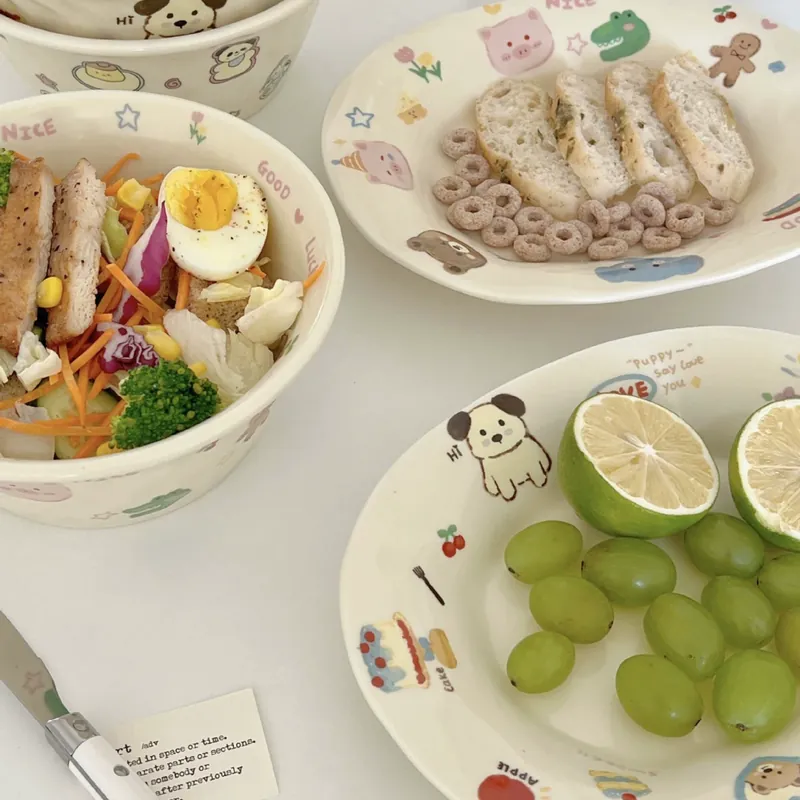 وعاء حيوان كرتوني tableware view 4