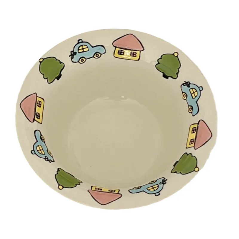 وعاء سلطة بنقش بارز tableware view 5