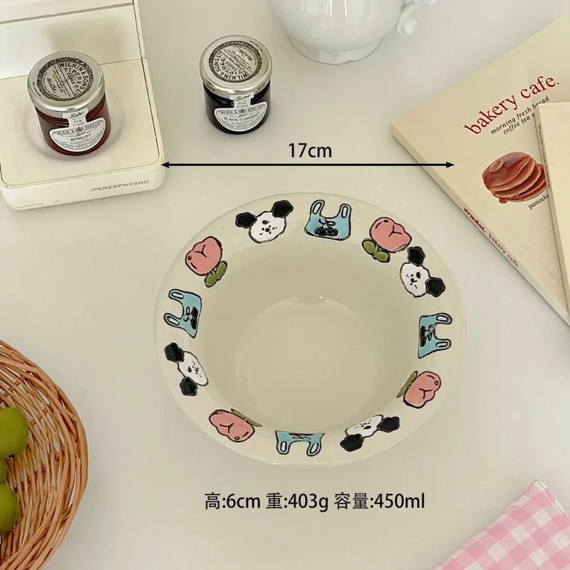 وعاء سلطة بنقش بارز tableware view 8