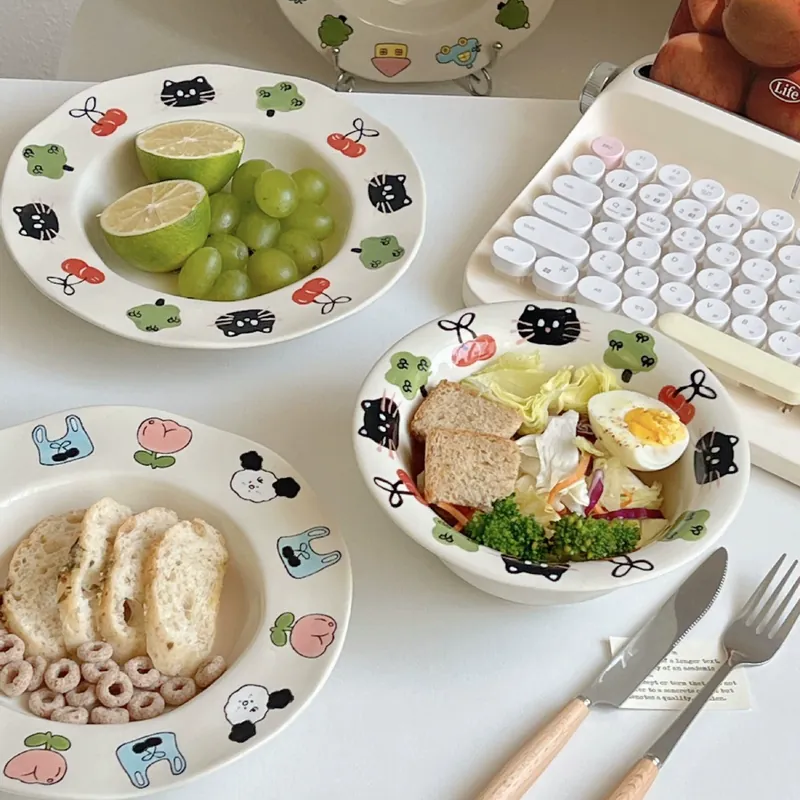 Embossed Salad Plate