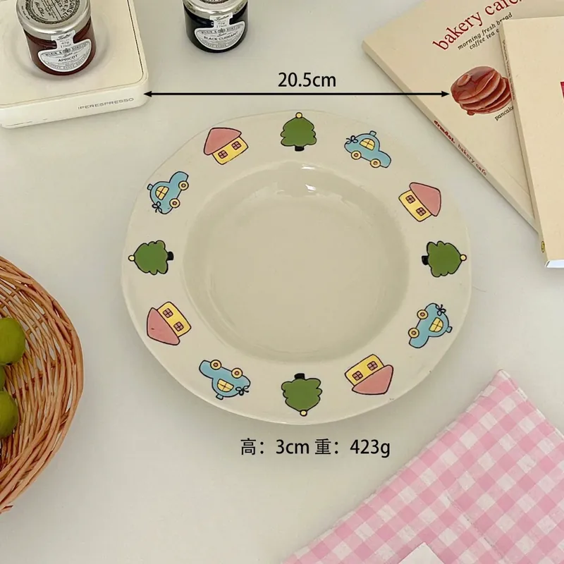 엠보싱 샐러드 플레이트 tableware view 6
