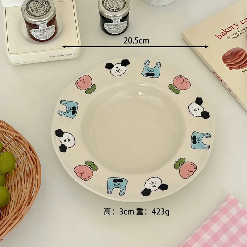 엠보싱 샐러드 플레이트 tableware view 8