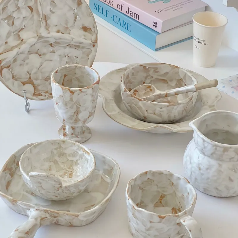 Hand-Painted Stoneware Bowl tableware view 4