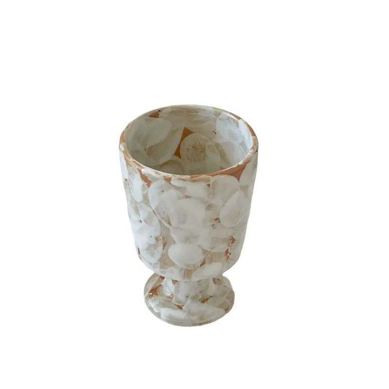 Hand-Painted Stoneware Goblet tableware view 5