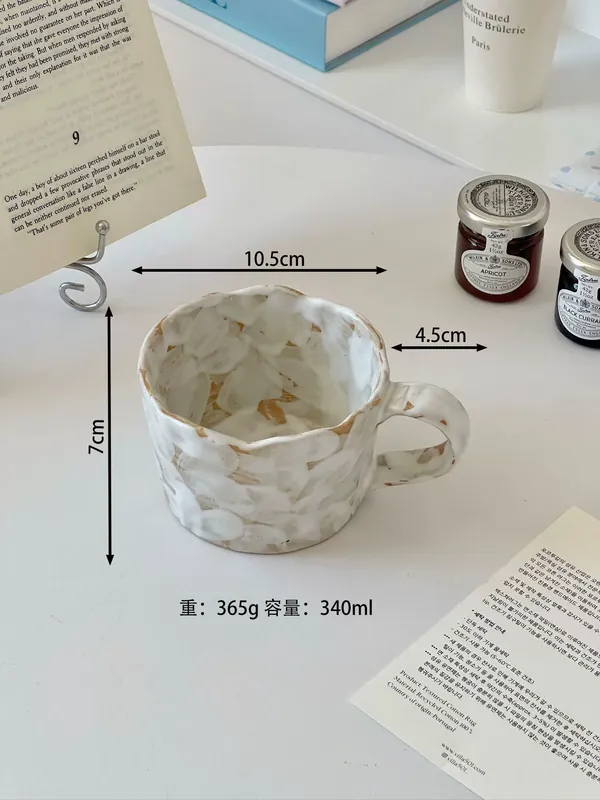 Hand-Painted Stoneware Mug tableware view 6