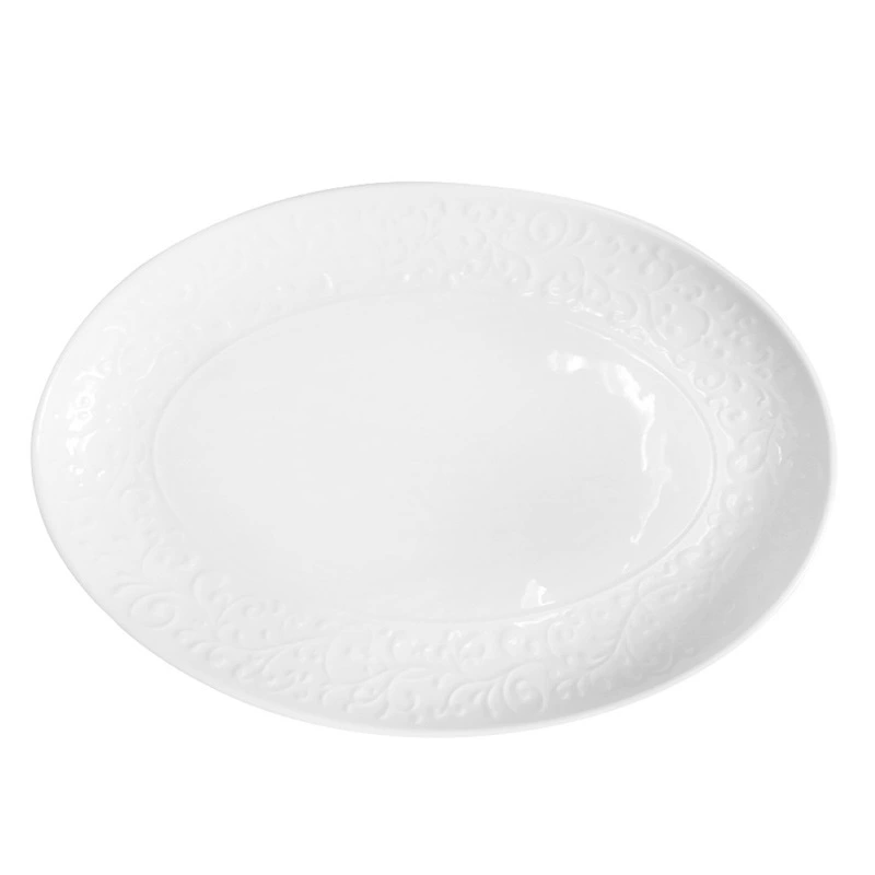 Plat à poisson ovale en céramique tableware view 5