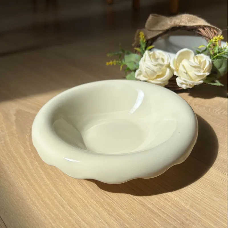 وعاء حلوى بورسلين بسيط tableware view 2
