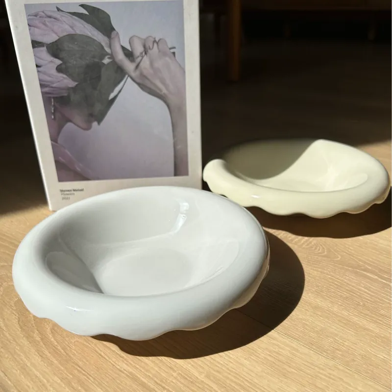وعاء حلوى بورسلين بسيط tableware view 4