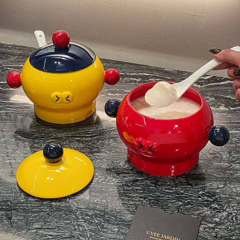Ceramic Lard Jar with Lid