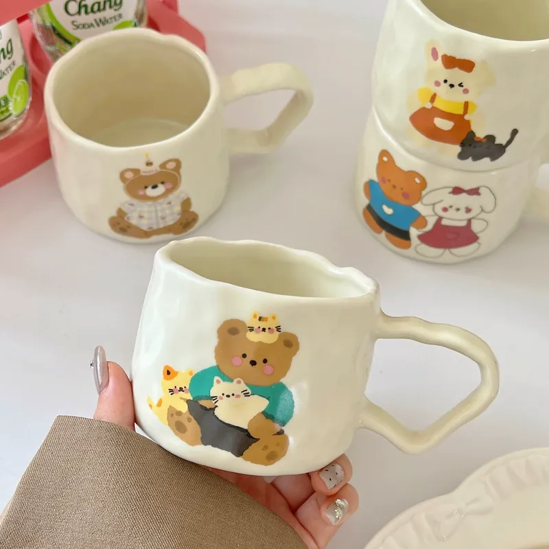 Cartoon Couple Mug tableware view 3