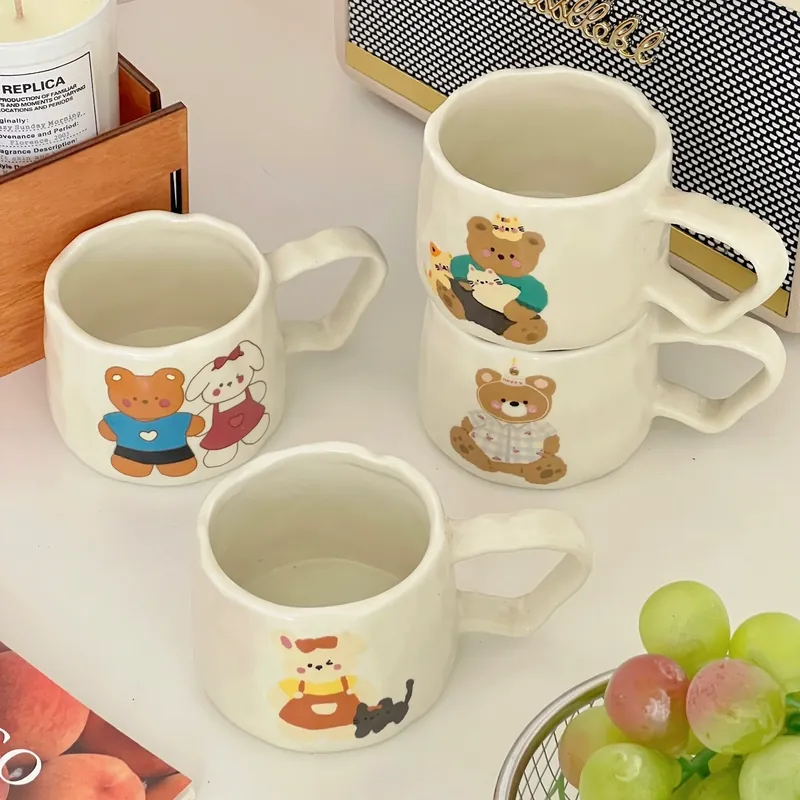 Cartoon Couple Mug tableware view 4