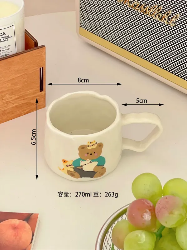 Cartoon Couple Mug tableware view 7