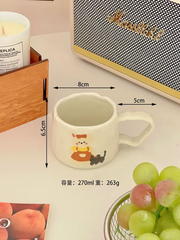 Cartoon Couple Mug tableware view 8