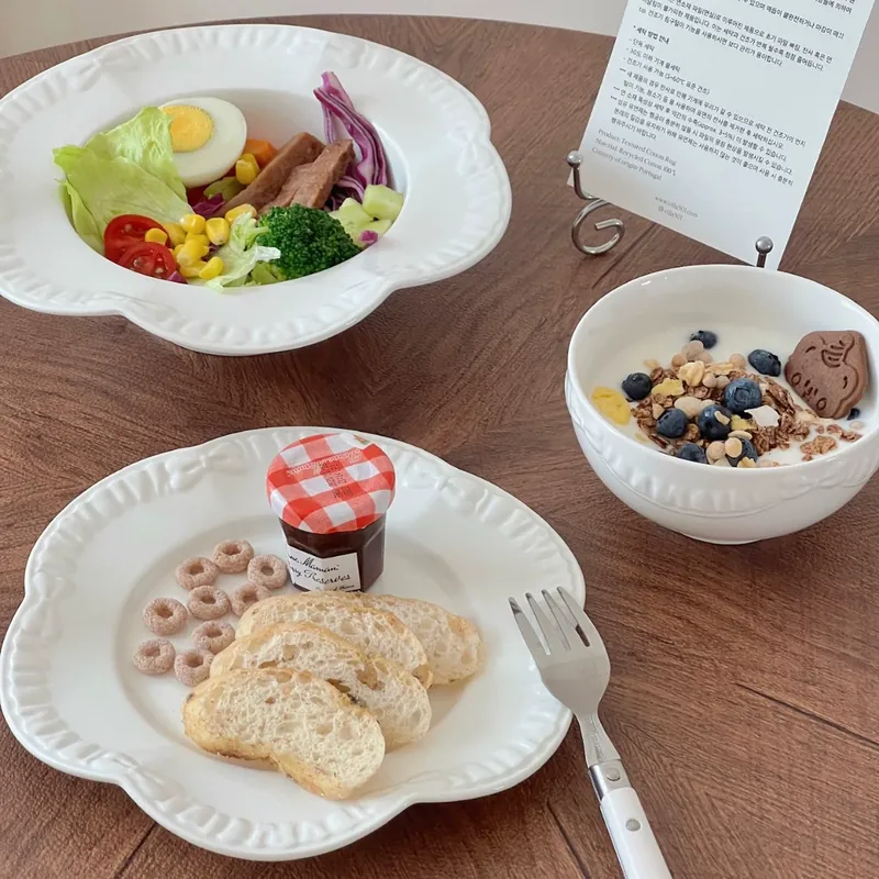 French Style Plate tableware view 2