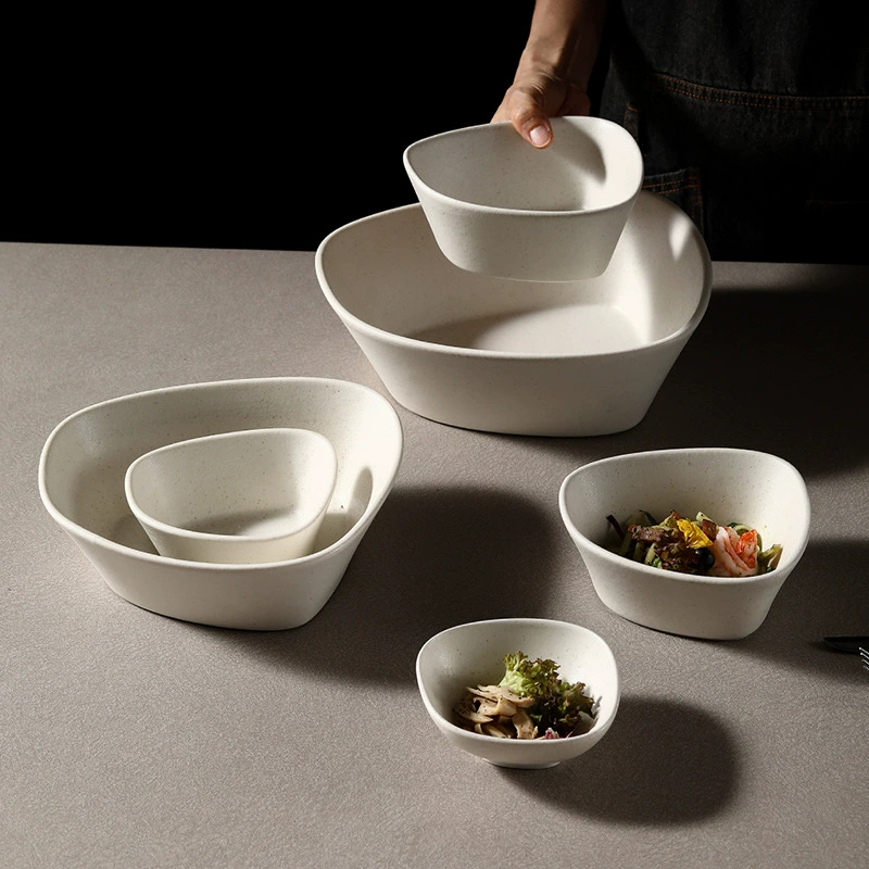 Irregular Ceramic Dessert Bowl