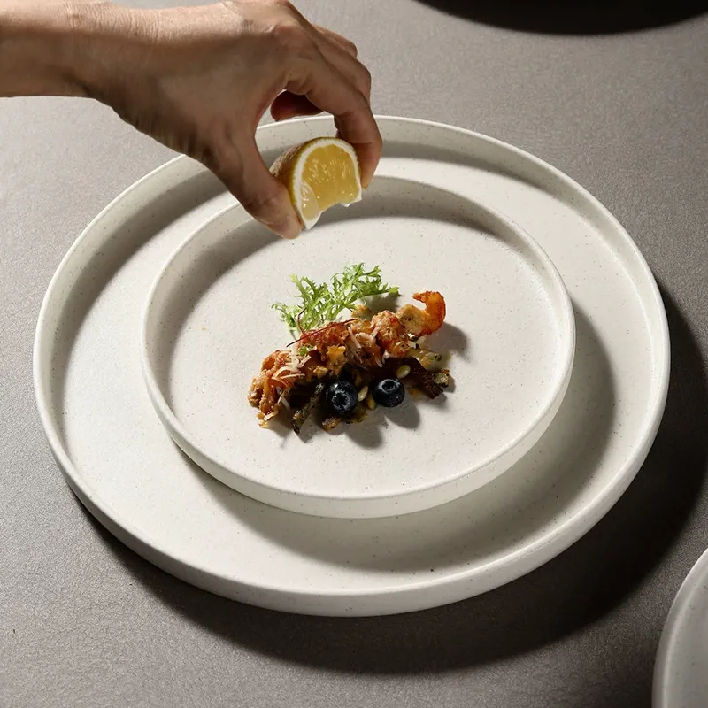 Ceramic Steak Plate tableware view 2