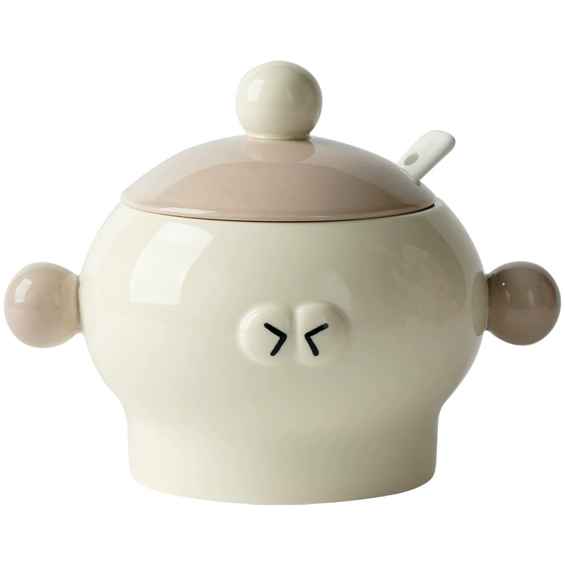 뚜껑 세라믹 라드 단지 tableware view 5