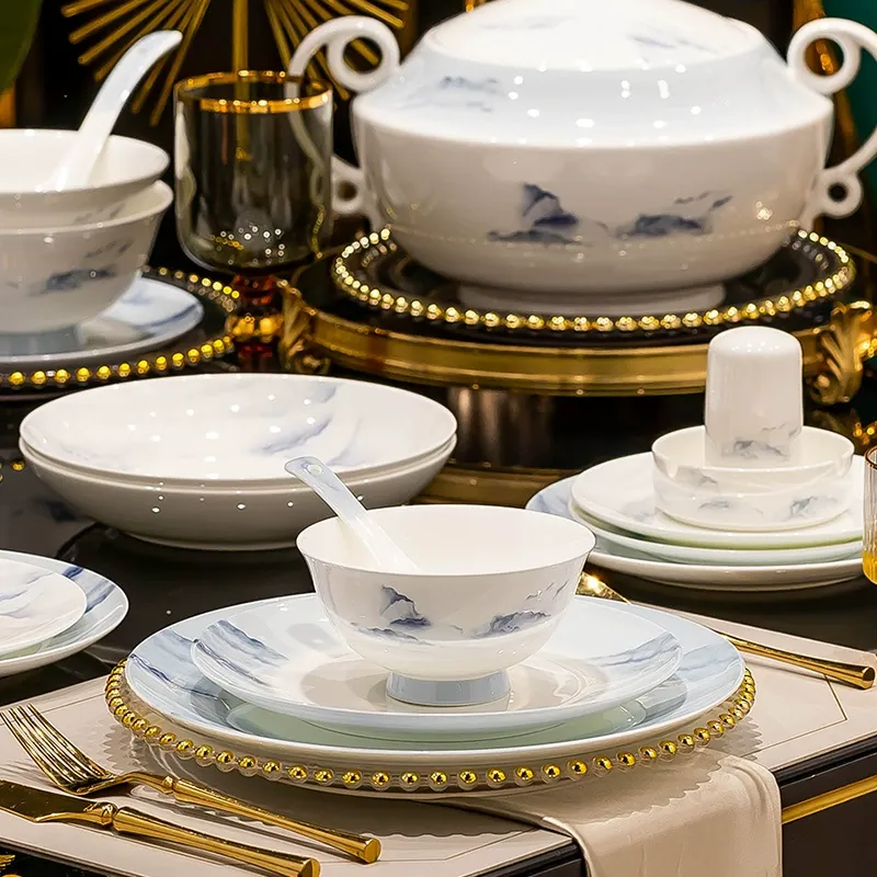 Пиала для риса из костяного фарфора tableware view 2