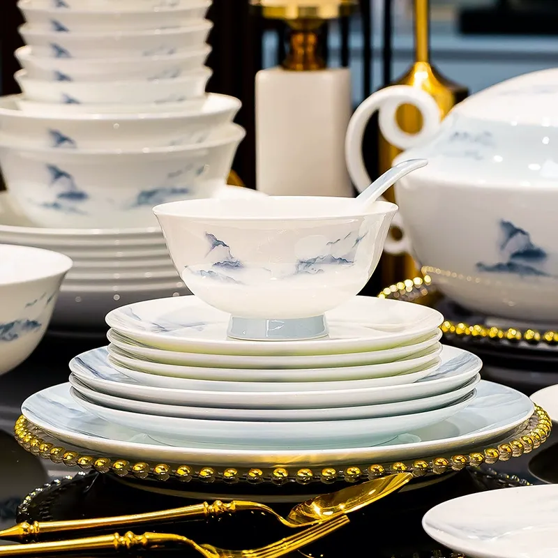 Bone China Dinner Plate tableware view 4