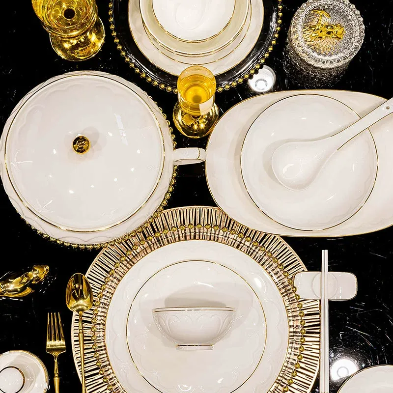Porcelain Dinner Plate tableware view 2
