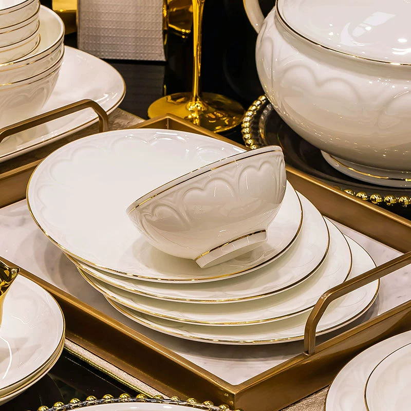 Porcelain Dinner Plate tableware view 3